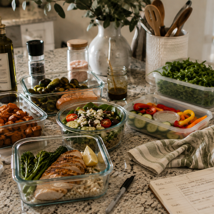 Pureva meal prep with a daily multivitamin to build a consistent, balanced nutrition routine.