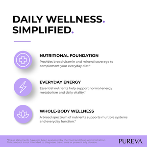 Daily Wellness Simplified: nutritional foundation, everyday energy metabolism, whole-body multi-system support