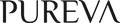 The brand name PUREVA in a stylized black serif font on a solid white background.